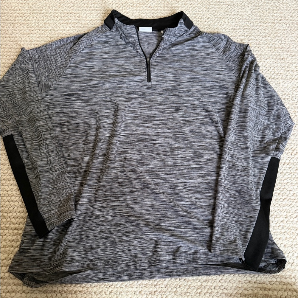 FootJoy Quarter Zip Golf Pullover Heather Grey Womens XL